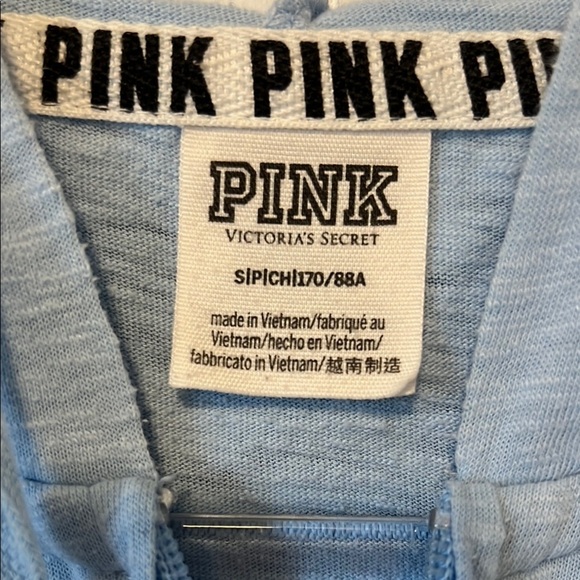 Blue PINK Hoodie Womens Size Small - Picture 2 of 5